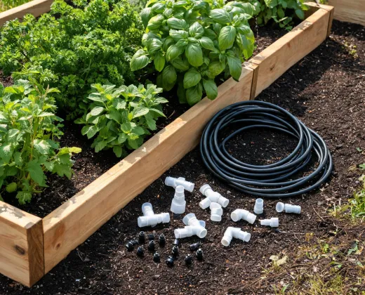 Raised bed drip kit